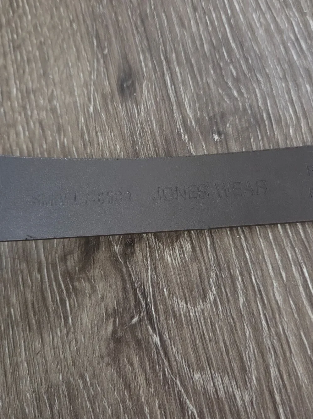 Jones Wear Brown Croc-Embossed Leather Belt - Small
